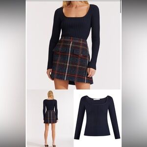 Verónica beard Clara pullover navy